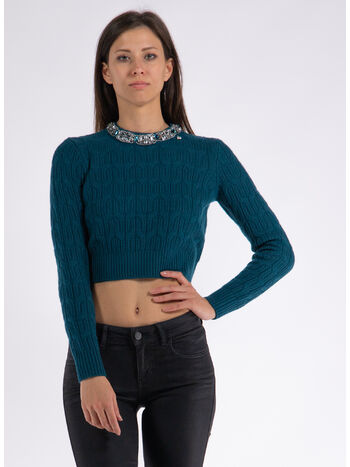 MAGLIA TRICOT, 804 PAVONE, small