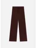 PANTALONI PALAZZO CAMBON IN PURA LANA, 00040M 18 BROWN, thumb