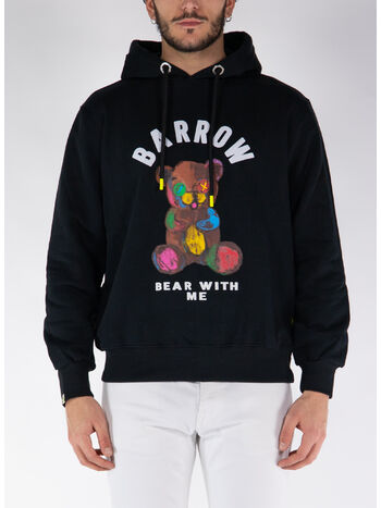 FELPA HOODIE BEAR WITH ME, 110 BLACK, small