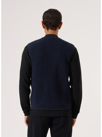 GILET ZIP WAISTCOAT, NAVY, small