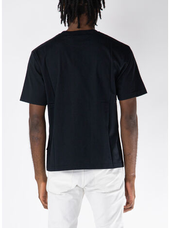 T-SHIRT CLASSIC LOGO, 1001 BLACK/WHITE, small