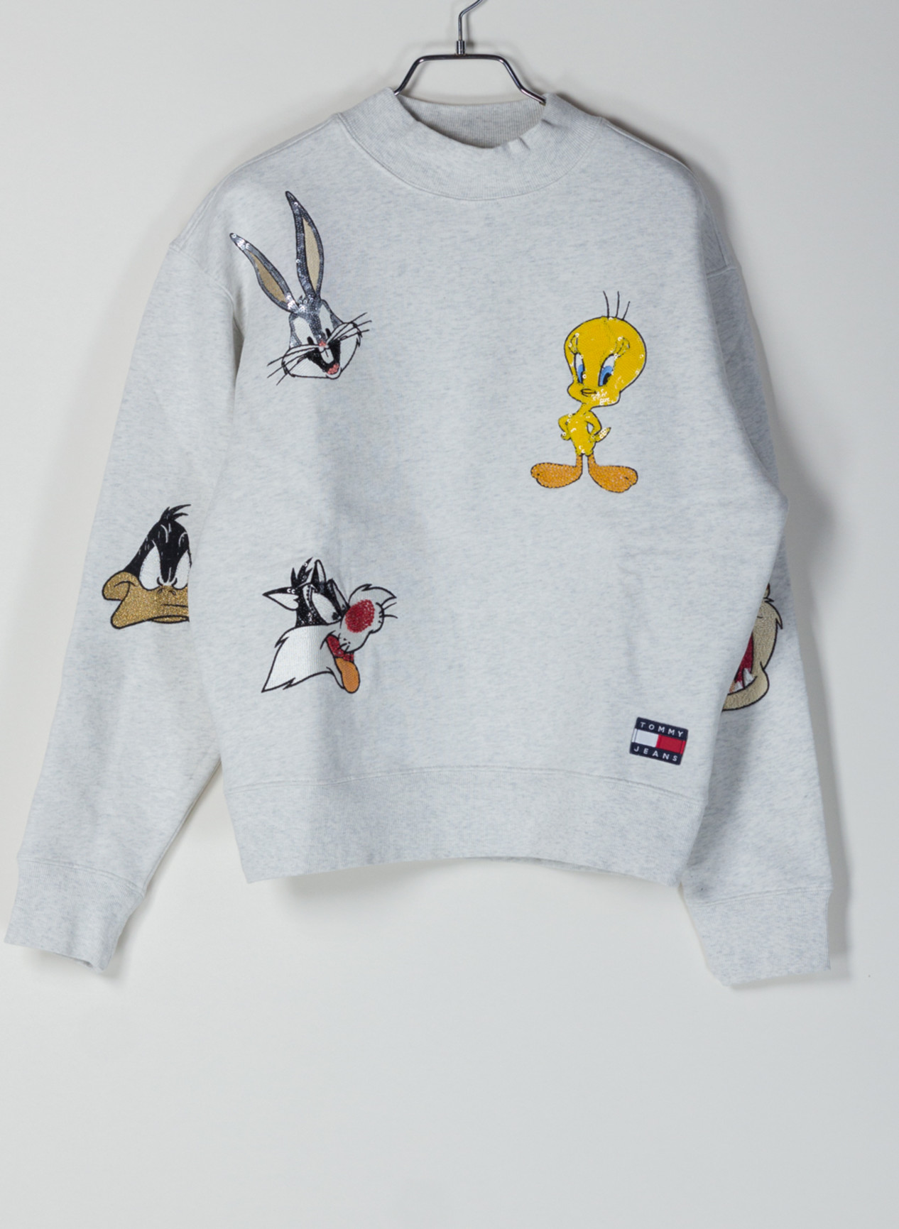 TOMMY HILFIGER FELPA TJW LOONEY TUNES CREW Grey | Selecteur