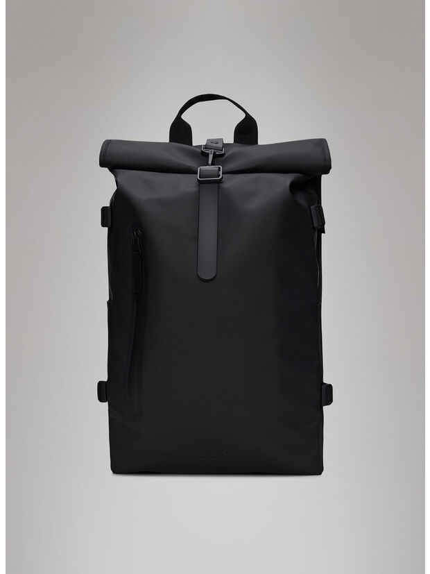 ZAINO W3 ROLLTOP RUCKSACK LARGE  UNISEX, 01 BLACK, large