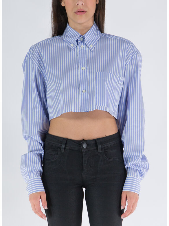 CAMICIA THE MAIA CROP STRIPE, UNICO, medium