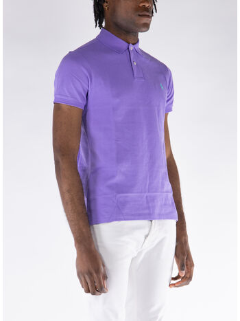POLO S/S IN MAGLIA, CACTUS PURPLE, small