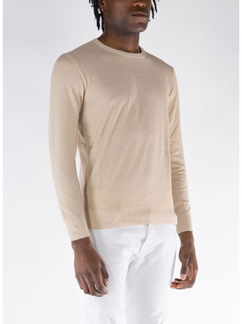 MAGLIONE GIROCOLLO, 27 CREMA, small