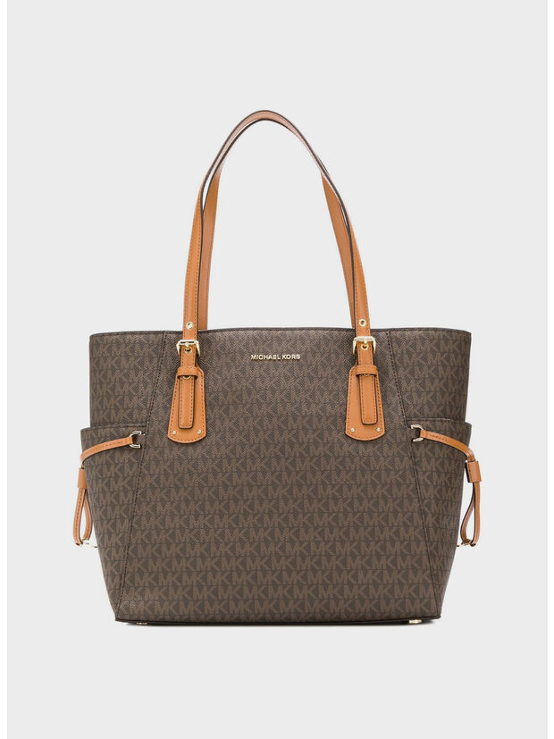 MICHAEL DI MICHAEL KORS BORSA EW TOTE VOYAGER Marrone Donna