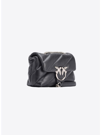 BORSA LOVE PUFF MINI, Z99O NERO ARGENTO, small