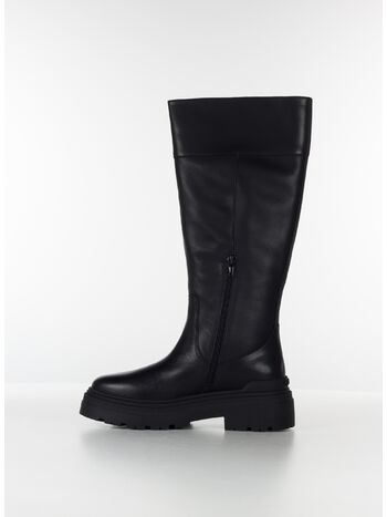 STIVALE ALTO CON LOGO, Z99 BLACK, small