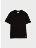 T-SHIRT MICRO LOGO, C0073 Jersey Dyed Washed black, thumb