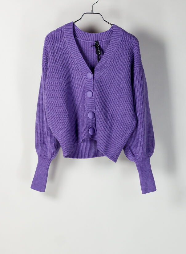 Cardigan Tommy Hilfiger da Donna Viola | Zedstore