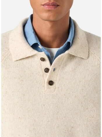 MAGLIONE ALFIE RAGLAN DONEGAL, 00039M 10H GRAIN, small