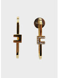 ORECCHINI MICRO CON STRASS, U95 ORO GIALLO, thumb