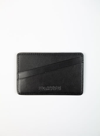 PORTACARTE WINGS DIAGONAL, BLACK/TURQUOISE, small