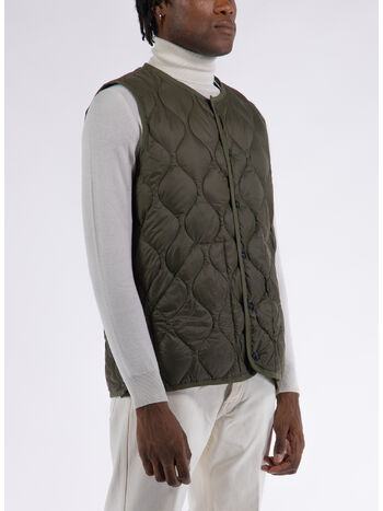GILET MILITARY CREW NECK, D.OLIVE, small