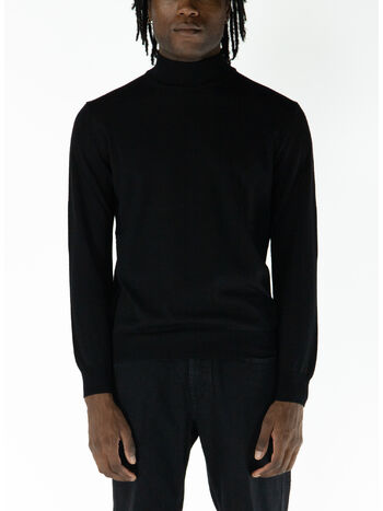 MAGLIONE DOLCEVITA A COLLO ALTO, W6K7.00013 NERO, small