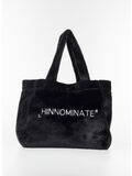 BORSA SHOPPER IN ECOPELLICCIA, V1 NERO, thumb