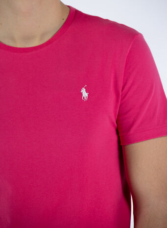 T-SHIRT BASIC CON LOGO, 266HOTPINK, small
