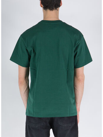 T-SHIRT SCRIPT EMBROIDERY, 00QXX TREEHOUSE/WHITE, small