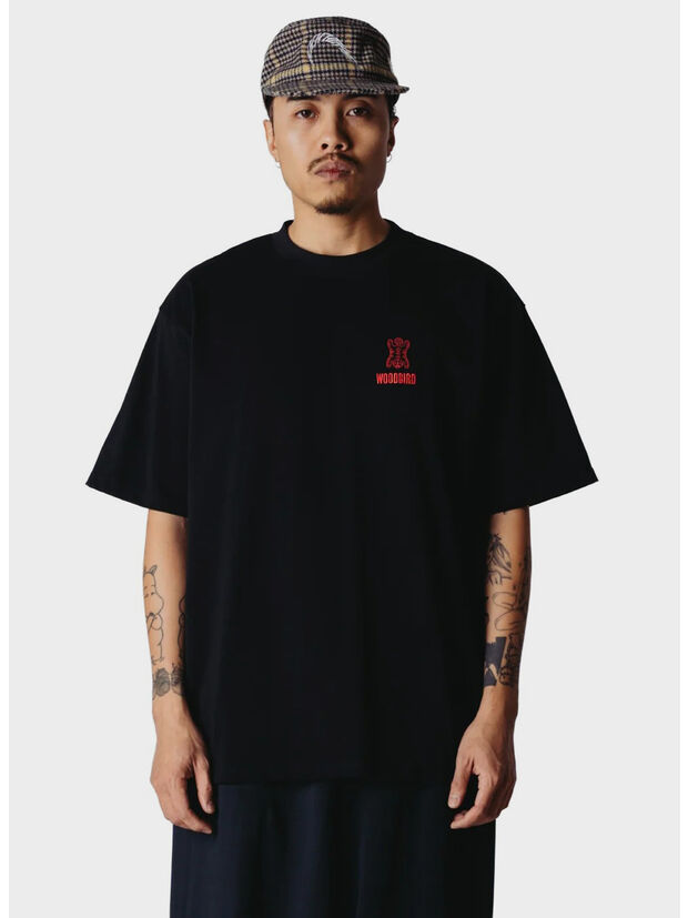 T-SHIRT WBBAINE TIGER, 01 BLACK, large