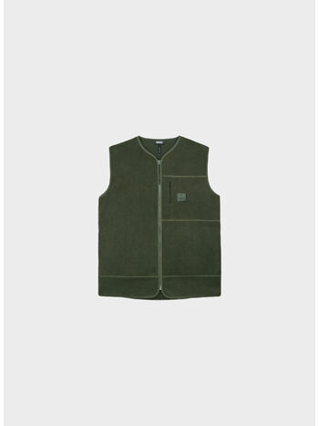 GILET FLEECE, 03 GREEN, small