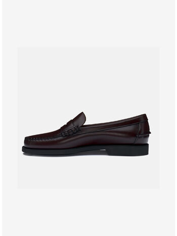 MOCASSINO DAN PO IN PELLE, 903 BROWN BURGUNDY, small