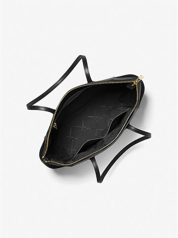 BORSA TOTE MARILYN MEDIA IN PELLE SAFFIANO, 001 BLACK, small