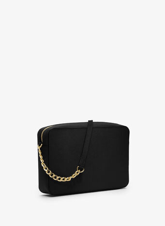 BORSA A TRACOLLA JET SET, BLACK, small