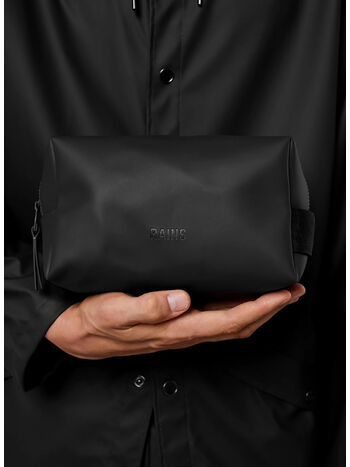 BORSA WASH BAG SMALL, 01 BLACK, small
