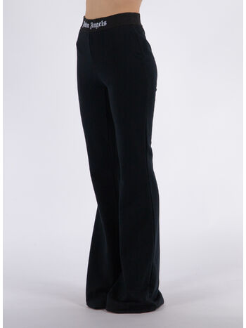 PANTALONE LOGO TAPE FLARE, 1010 BLACK BLACK, small