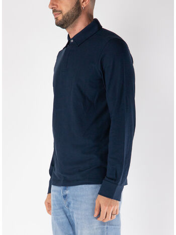 POLO TIBERE ICE COTTON, K89 BLUE DEPTH, small