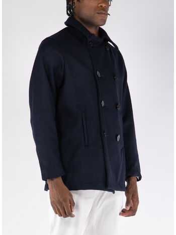 GIACCA PEACOAT, NAVY, small