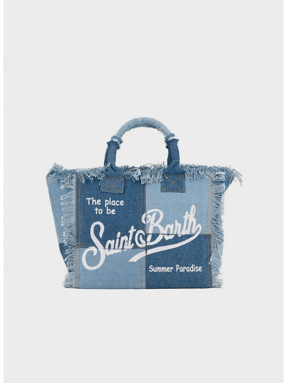 BORSA VANITY, 04132H DENIM PATCHWORK, medium