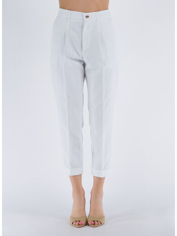 PANTALONE FEBE, 1000 BIANCO, small