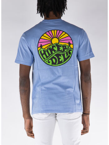 T-SHIRT ORIGINAL LOGO S/S, FJORD BLUE, small