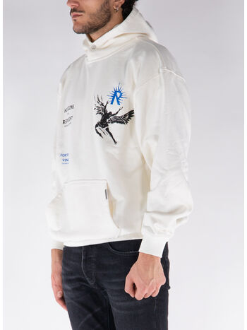 FELPA HOODIE ICARUS, 72 FLAT WHITE, small