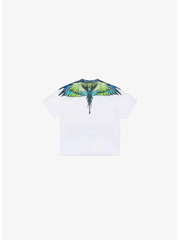 T-SHIRT ICON WINGS BASIC, 0150 WHITE LIGHT GREEN, small