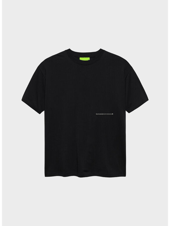 T-SHIRT HIBISCUS, BLACK, medium