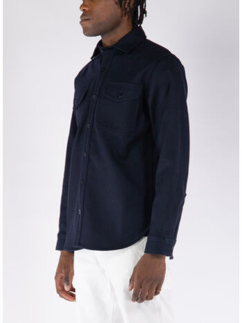 CAMICIA HEAVY WEIGHT, NAVY, small
