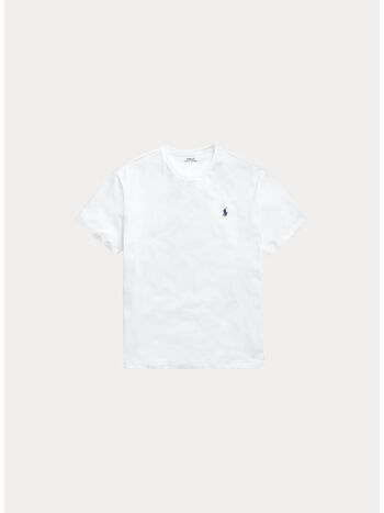 T-SHIRT CUSTOM A MANICHE CORTE, WHITE, small