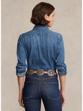 CAMICIA  IN DENIM, MERCED WASH, small