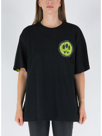 T-SHIRT CON LOGO, 110 NERO, small