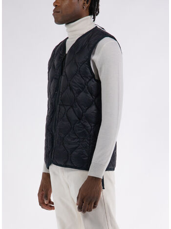 GILET MILITARY V ZIP, BLACK, small