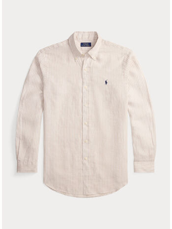 CAMICIA A RIGHE, 7188E COASTAL BEIGE WHITE, small