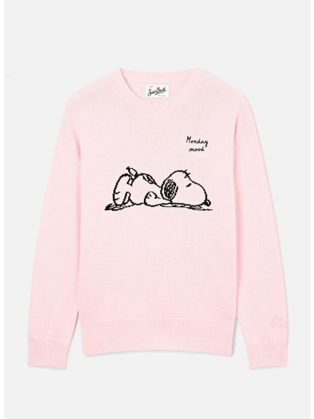 MAGLIONE TESSA, 03933M SNOOPY SLEEPY MONDAY 21 EMB, large