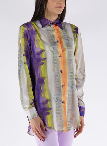 CAMICIA THE UP SILK PRINT, TYEDYE, small