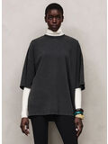 T-SHIRT HEAVY BOXY UNISEX, 0392 WASHEDBLACK, thumb