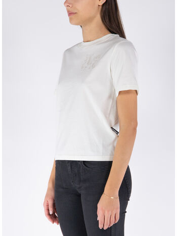 T-SHIRT MONOGRAM FITTED TEE, 0303, small