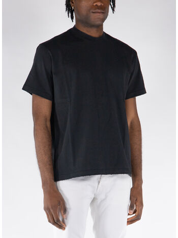 T-SHIRT GIROCOLLO, 99 BLACK, small