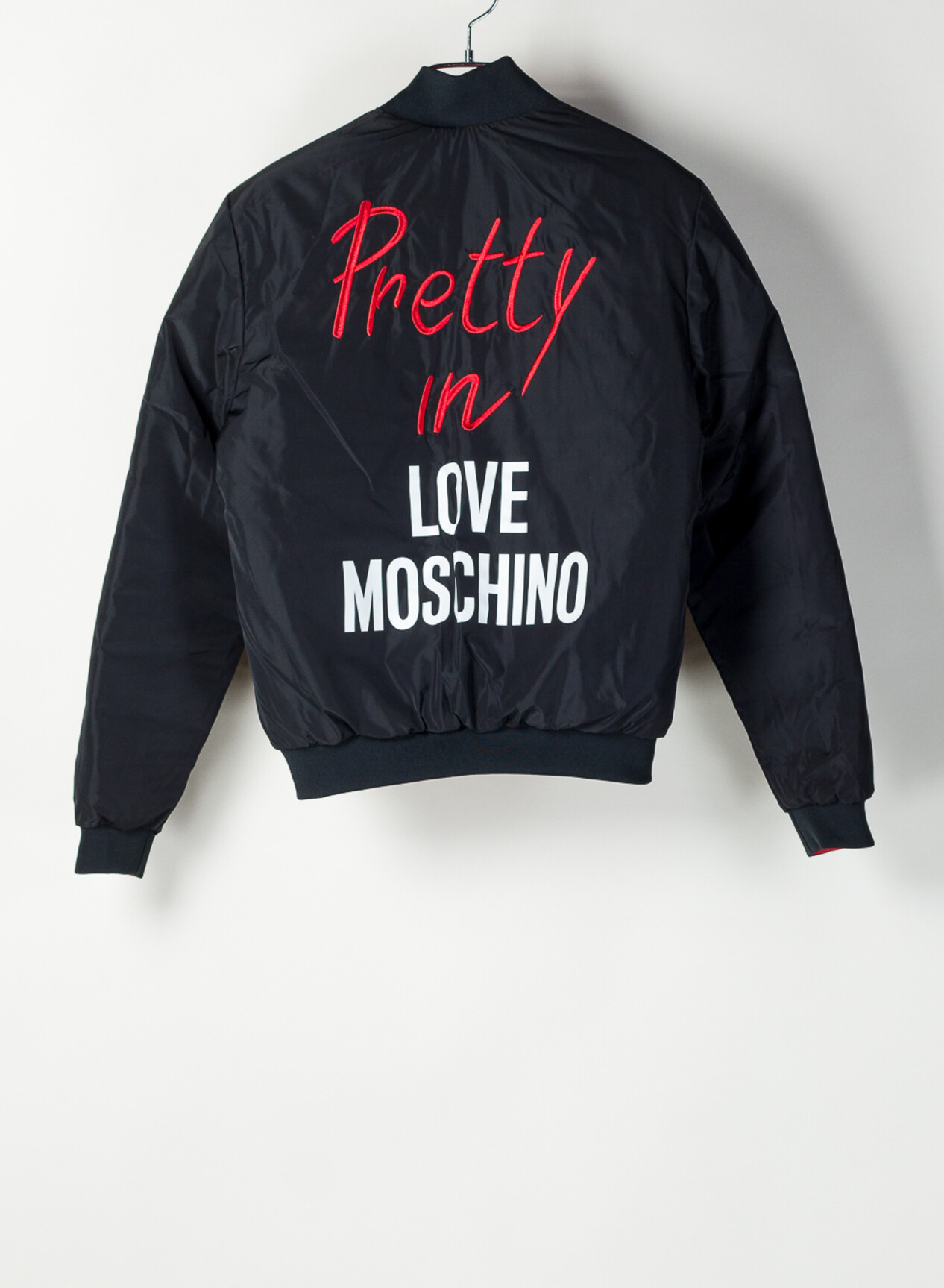 LOVE MOSCHINO PIUMINO DOUBLE-FACE CON CUORE LOVE MOSCHINO Rosso Donna |  Selecteur